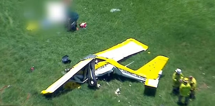 Two killed as light aircraft crashes at golf course