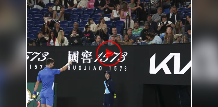 Watch: Novak Djokovic confronts annoying fan during Australian Open 2024