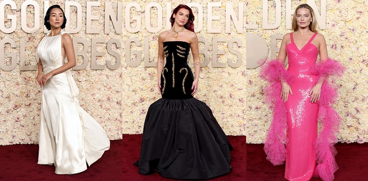 Hollywood stars glitter on Golden Globes red carpet