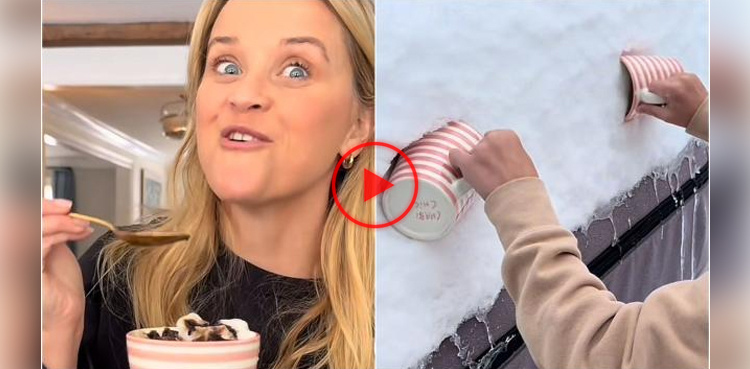 Watch: Reese Witherspoon breaks social media with gross act