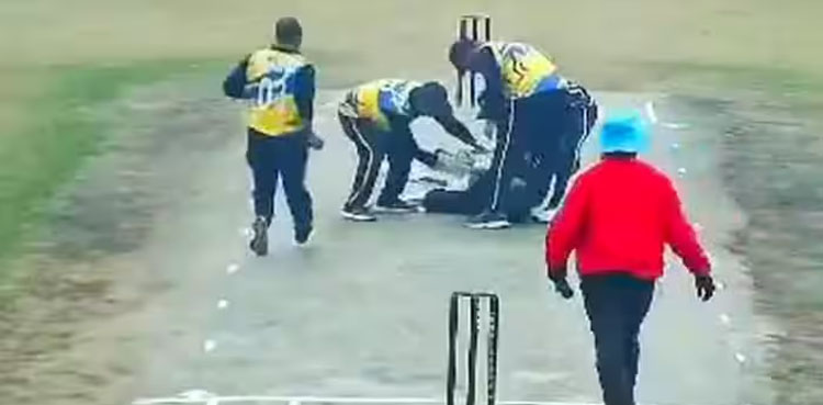 WATCH: Man suffers heart attack while playing cricket, dies