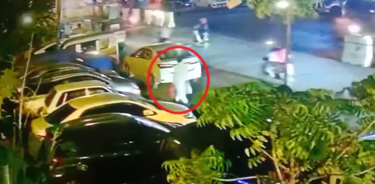 WATCH: CCTV reveals important details of blast outside ECP's Karachi office