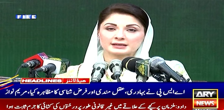 Maryam Nawaz applauds ASP's bravery for saving woman from mob