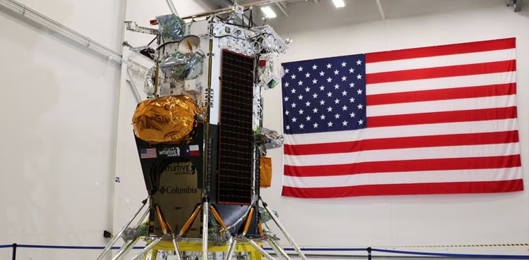 Private US moon lander set for launch half century after last Apollo lunar mission