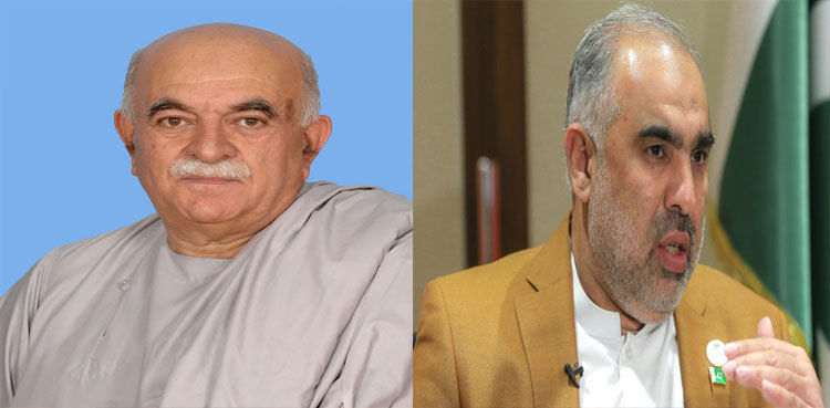 Asad Qaiser lauds Achakzai's stance on ‘rigging’ in elections