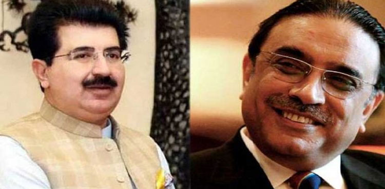 Asif Zardari, Sanjrani discuss country's political situation