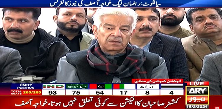 Khawaja Asif says no role of commissioners in holding elections