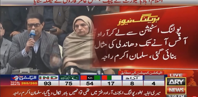 I was winning by a huge margin before being thrown out of RO office: Salman Akram Raja