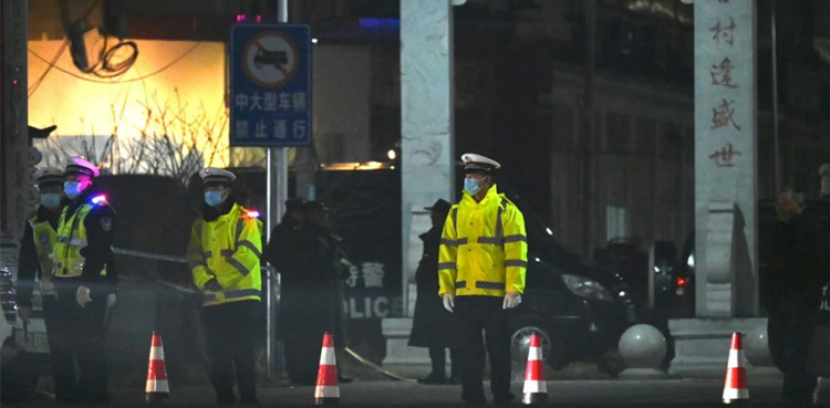 Several injured in 100-car pile-up on icy China expressway