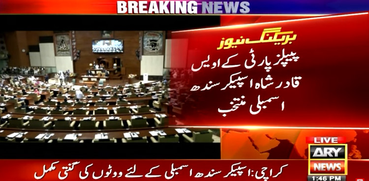 PPP's Awais Qadir Shah elected as Sindh Assembly Speaker