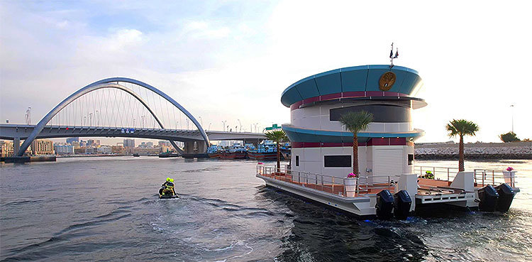 WATCH: Dubai launches world's first mobile floating fire station