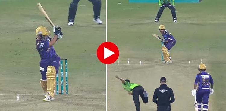 Watch: QG batter Khawaja Nafay toils Lahore Qalandars with brilliant batting