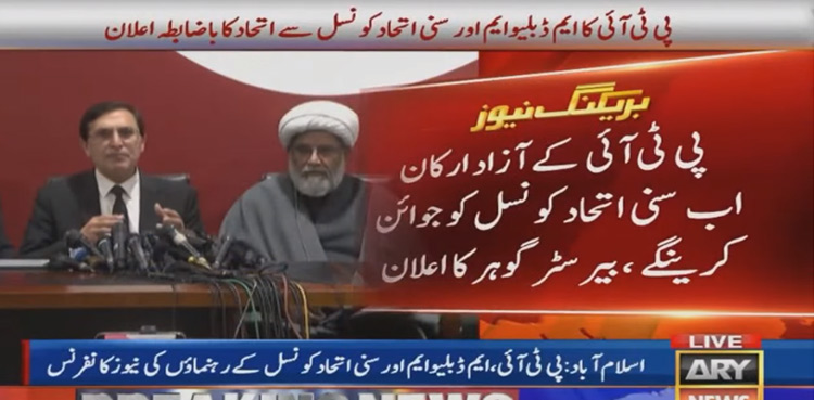 PTI announces alliance with Sunni Ittehad Council, MWM