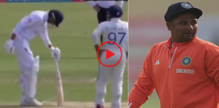 Watch: Sarfaraz Khan stumped by Shoaib Bashir's Hindi speaking skills