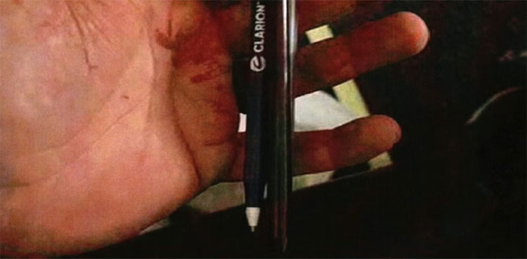 Man attacks fellow passenger with pen shank mid-flight