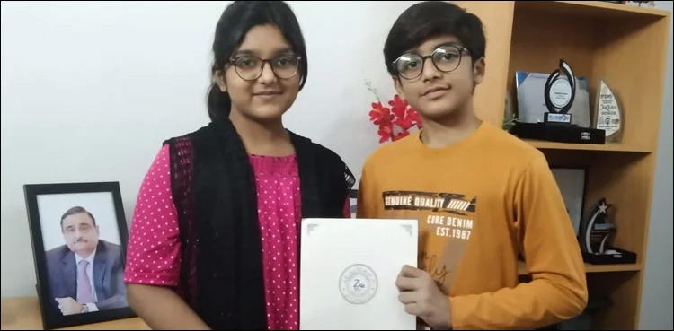 Ayaan and Anabiya enrolled in Ziauddin School