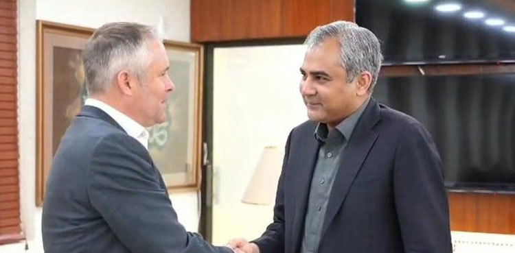 Champions Trophy: ICC delegation calls on PCB Chairman Mohsin Naqvi