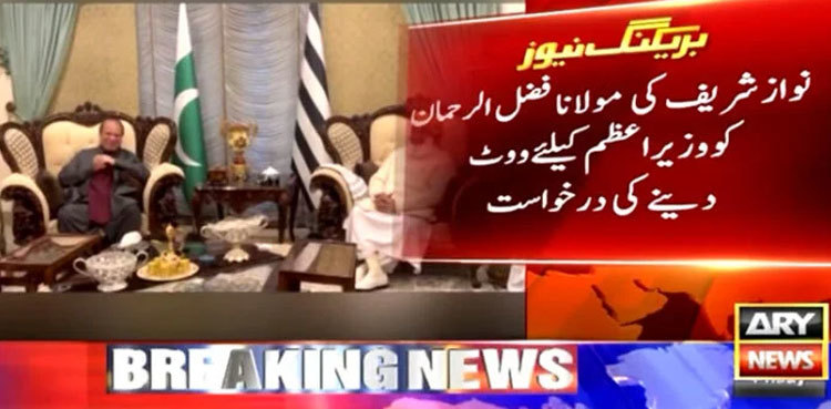 Nawaz Sharif assures Fazlur Rehman to address ‘reservations’