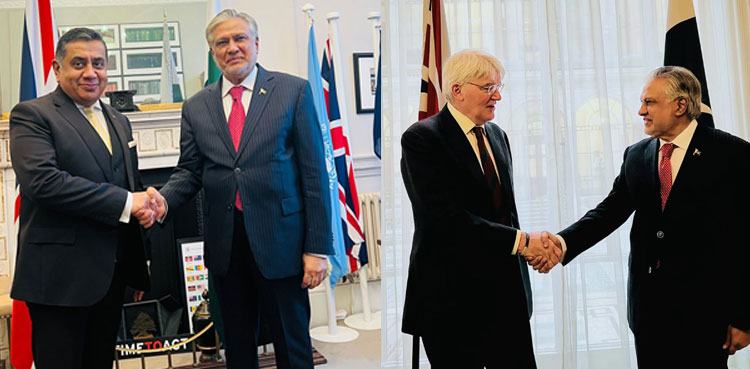 FM Ishaq Dar, UK ministers discuss bilateral relations