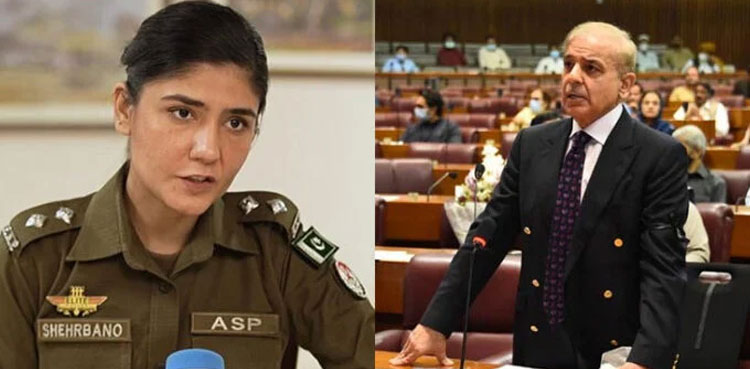 PM-elect Shehbaz lauds ASP Shehrbano for saving ‘woman’s life’