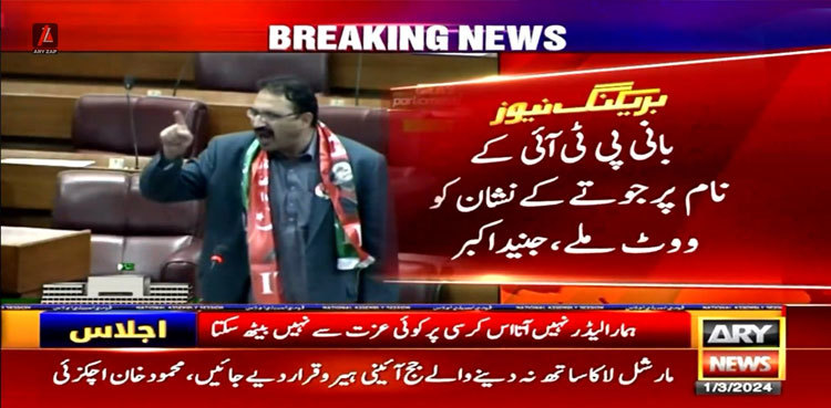 People voted for us on random symbols for PTI founder: Junaid Akbar