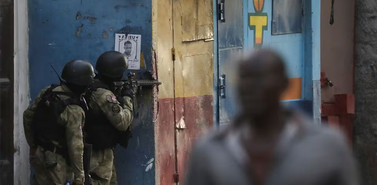 Violence rocks Haiti as prime minister visits Kenya