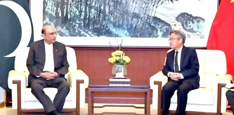 Pak-China friendship enemies behind Bisham attack: President Zardari