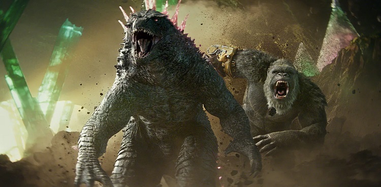 Giant monsters team up against enemy in 'Godzilla x Kong: The New Empire'