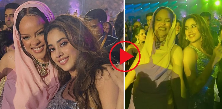 Rihanna, Janhvi Kapoor groove to 'Zingaat' at Ambani's bash; Internet reacts!