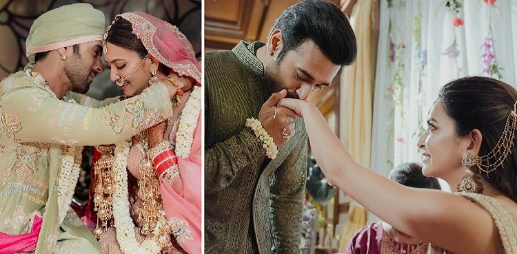 Kriti Kharbanda, Pulkit Samrat shell out major couple goals: See mehendi pictures