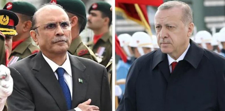 President Zardari, Tayyip Erdogan discuss mutual ties