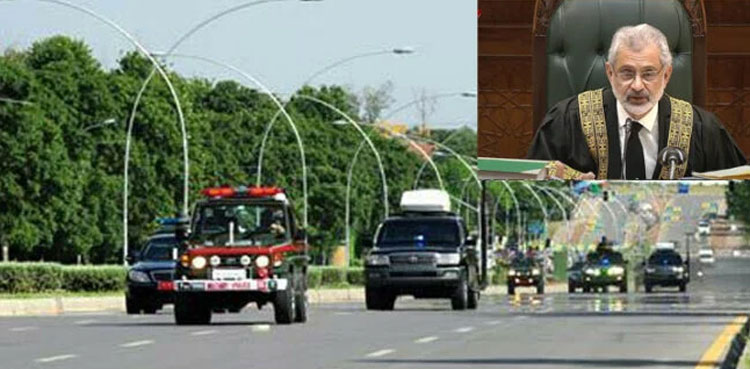 CJP Qazi Faez Isa returns protocol