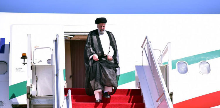 Iranian president arrives in Pakistan on three-day visit