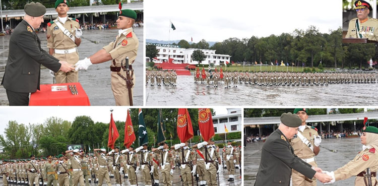 Passing out parade of cadets held at PMA Kakul
