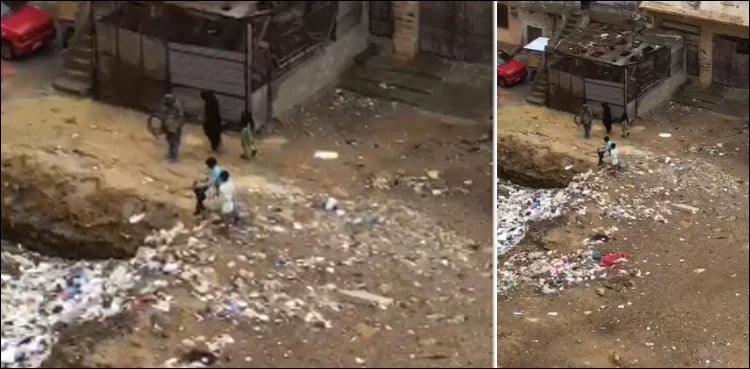 VIDEO: Boy dumps chassis of snatched bike in garbage in Karachi