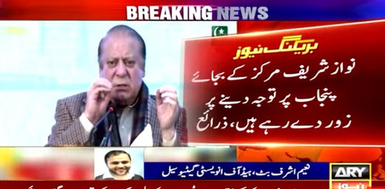 Nawaz advised to separate government, PML-N party offices