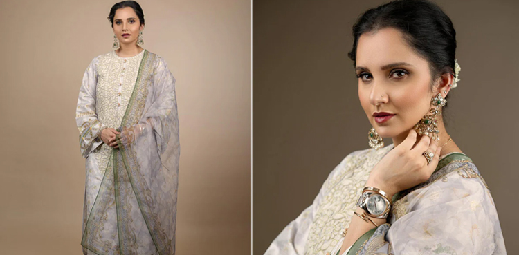 Sania Mirza looked as Radiant as Eid Ka Chaand in her Eid 2024 outfit