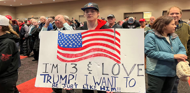 Some young people see Trump as an answer to their economic woes