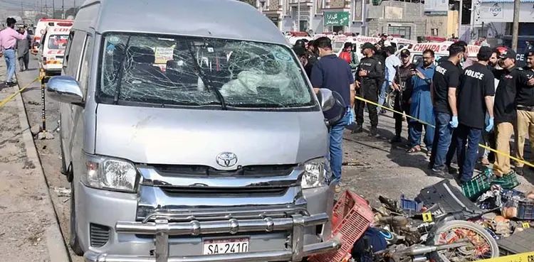 Karachi police reveal new details about Landhi suicide attack