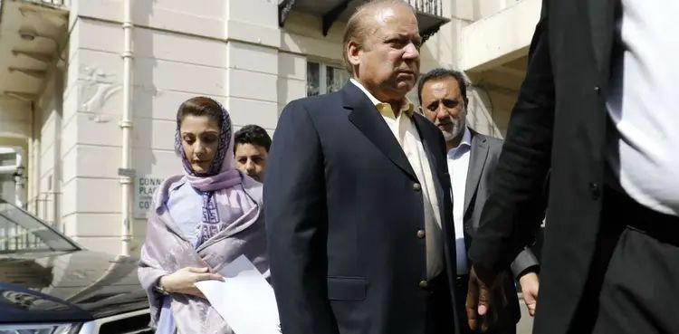 Nawaz Sharif's guard charged with assault over spitting on woman