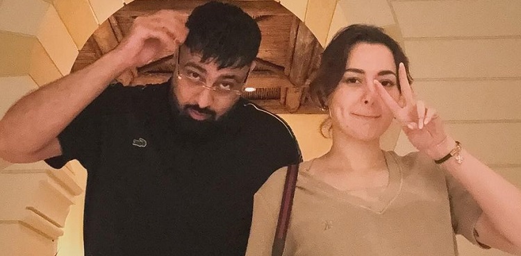 Hania Aamir reunites with cross-border friend Badshah in Dubai
