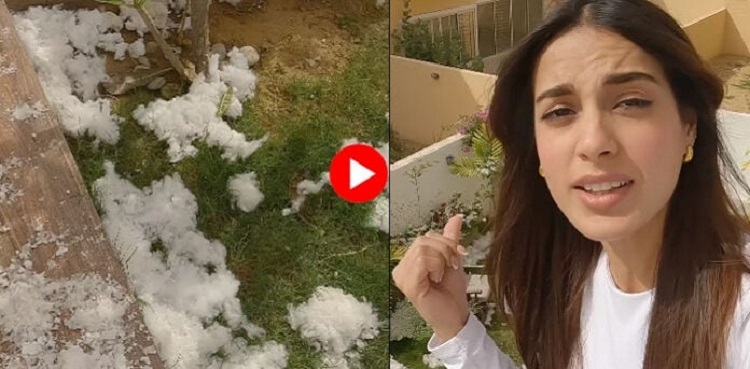 Winter dream or April fool? Iqra Aziz shares surprising visuals from her home