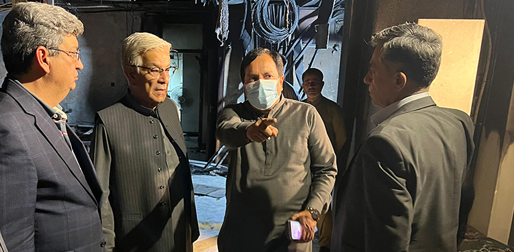 Aviation Minister commends post-fire recovery efforts at Lahore airport