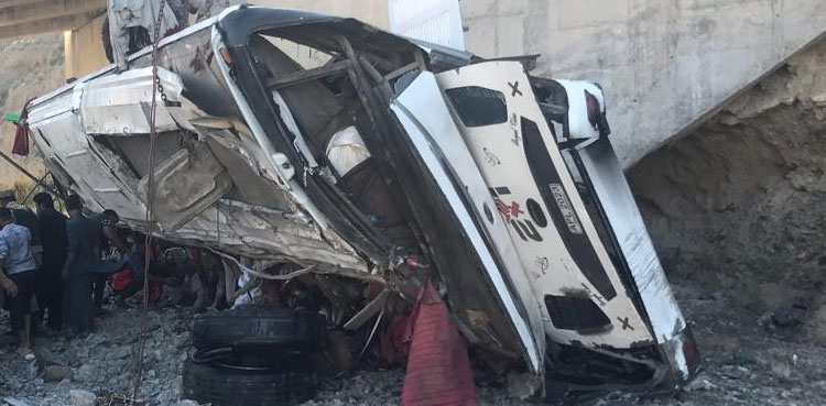 At least 27 killed as Quetta-bound bus plunges into ditch