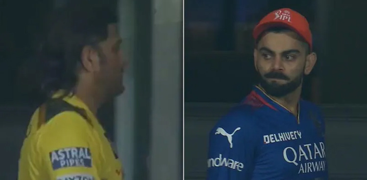 Heartbroken MS Dhoni skips Handshakes with RCB players, Virat Kohli Then Does This