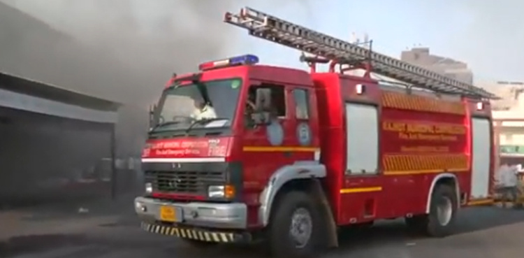 Fire breaks out at Girls High School in Haripur