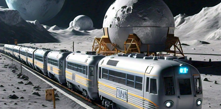 NASA plans to run trains on moon
