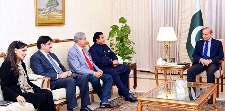 PPP delegation meets PM Shehbaz, discuss federal budget