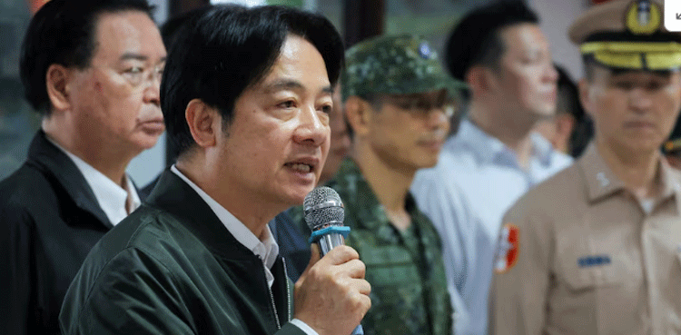 Taiwan president again offers talks after Chinese military drills