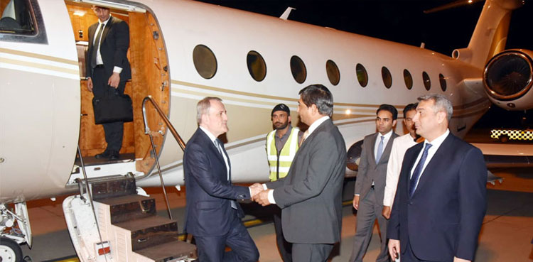 Azerbaijan's FM in Islamabad for talks with Pakistan's leadership